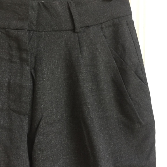 The Factory Charcoal Grey Capri Trousers - Picture 6 of 8